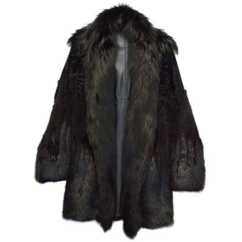 gucci mink jacket mens|men's gucci overcoat.